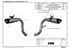 Picture of EVOXTREME 310 BLACK STEEL SLIP ON EXHAUST DUCATI HYPERMOTARD 821 2013-15