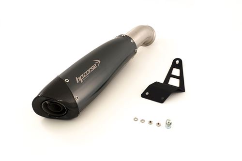 Immagine di TERMINALE EVOXTREME 310 BLACK ACCIAIO BASSO DUCATI HYPERMOTARD 821 13-15