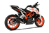 Immagine di TERMINALE GP07 INOX BLACK DBK RETE KTM 390 DUKE 2017-2020 RACE