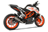 Immagine di TERMINALE GP07 INOX SATINATO DBK RETE KTM 390 DUKE 2017-2020 RACE