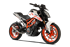 Immagine di TERMINALE GP07 INOX SATINATO DBK RETE KTM 390 DUKE 2017-2020 RACE