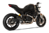 Immagine di TERMINALE EVOXTREME 260 INOX BLACK RACCORDO CHIOCCIOLA DUCATI MONSTER 797 2017-2020 RACING