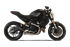 Immagine di TERMINALE EVOXTREME 260 INOX BLACK RACCORDO CHIOCCIOLA DUCATI MONSTER 797 2017-2020 RACING