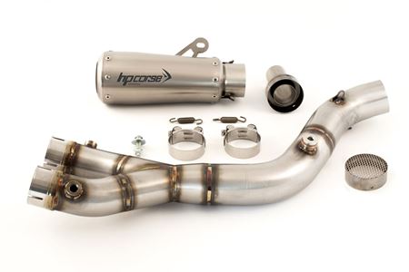 Picture of 3/4 KIT RACING GP-07 SATIN MESH 2IN1 DECAT PIPE YAMAHA R1 2015-2019