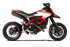 Picture of EVOXTREME 310 BLACK STEEL SLIP ON EXHAUST DUCATI HYPERMOTARD 821 2013-15