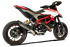 Immagine di TERMINALE EVOXTREME 310 BLACK ACCIAIO BASSO DUCATI HYPERMOTARD 821 13-15