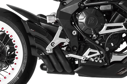 Picture of BLACK HYDROTRE EXHAUST FOR MV AGUSTA BRUTALE 800 2012-2021