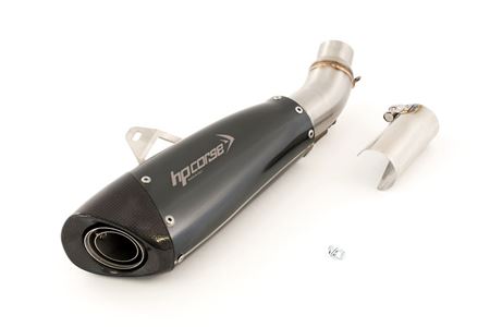 Picture of BLACK STEEL EVOXTREME 260 SILENCER DUCATI MONSTER 797 RACING