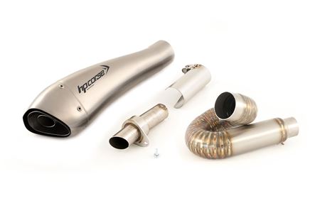 Picture of STAINLESS STEEL HYDROFORM SILENCER SPIRAL PIPE DUCATI MONSTER 797 RACING