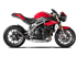 Immagine di TERMINALE RACING HYDROFORM BLACK PER TRIUMPH SPEED TRIPLE 1050 2016-2020