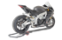 Picture of GP07 BLACK STEEL SILENCER RING STYLE DBK APRILIA RSV4 2015-2016 RACE