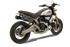 Picture of DUAL SIALENCER HYDROFORM SHORT BLACK DUCATI SCRAMBLER 1100 18-20 RACE