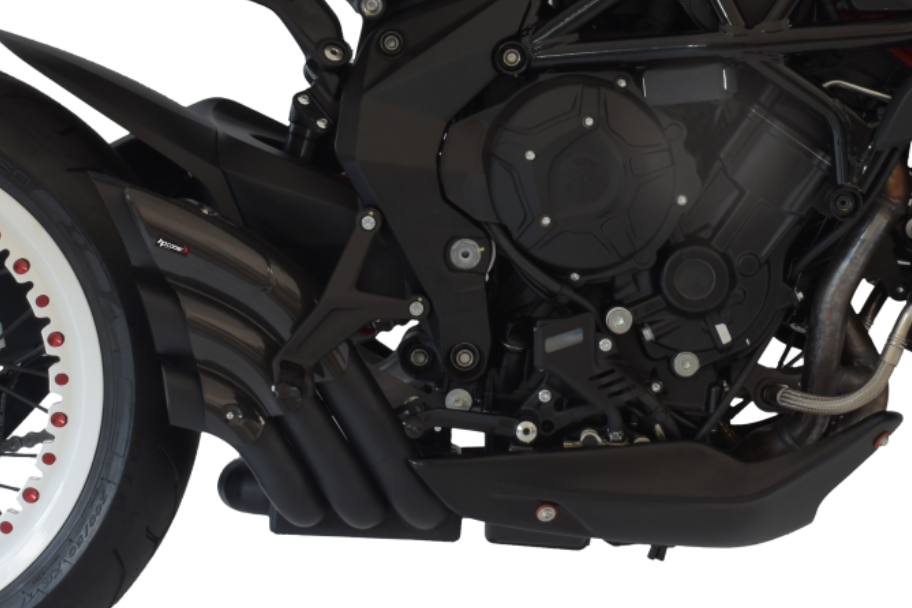 Picture of HYDROTRE BLACK CERAMIC SILENCER CARBON COVER MV AGUSTA DRAGSTER 800>2016