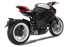Immagine di TERMINALE HYDROTRE IN ACCIAIO COVER CARBONIO PER MV AGUSTA DRAGSTER 2017-2018