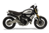 Picture of PAIR HYDROFORM SHORT BLACK RACING SLIP ON DUCATI SCRAMBLER 1100<2020