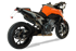 Picture of EVOXTREME 310 BLACK STEEL SLIP-ON EXHAUST KTM 790 DUKE 2018-2023