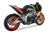 Immagine di TERMINALE RACING HYDROFORM SHORT R BLACK CERAMIC PER APRILIA RSV4 / TUONO V4 1100 2017-2018