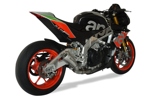 Immagine di TERMINALE RACING HYDROFORM SHORT R ACCIAIO INOX PER  APRILIA RSV4 / TUONO V4 1100 2017-2018 