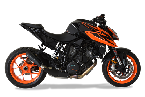 Picture of TERMINALE EVOXTREME 260 INOX BLACK KTM 1290 SUPER DUKE R 17-20 RACING