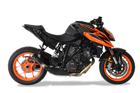 Picture of RACING GP-07 BLACK CERAMIC SLIP ON FOR KTM 1290 SUPER DUKE R 2017-2020