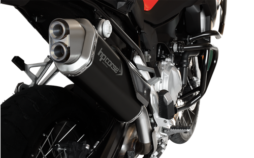 Picture of 4-TRACK R BLACK CERAMIC SLIP ON BMW F 750 GS/850 GS Adv 2018-2020