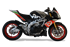 Immagine di TERMINALE RACING HYDROFORM SHORT R BLACK CERAMIC PER APRILIA RSV4 / TUONO V4 1100 2017-2018