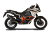 Picture of TERMINALE SPS BLACK CERAMIC KTM 1050 1090 1190 1290 S/ADV 2015-2020