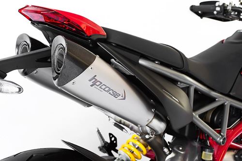 Picture of DUAL EVOXTREME 260 STEEL EXHAUST SYSTEM HIGH POS.DUCATI HYPERMOTARD 950