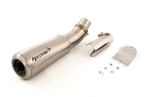 Immagine di TERMINALE GP07 INOX SATINATO DBK GHIERA DUCATI MONSTER 797 17>20 RACING