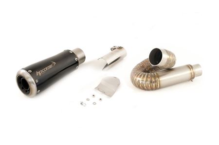 Immagine di TERMINALE RACING GP-07 ACCIAIO NERO RAC @ DBK GHIERA DUCATI MONSTER 797