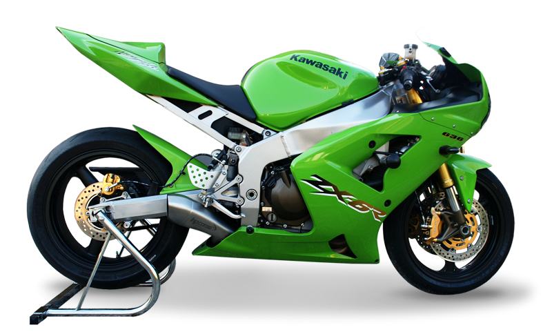 Hvad er der galt næse betale HP Corse. SILENCER HYDROFORM SATIN KAWASAKI NINJA ZX-6R 600/636 03-04 Rev.1