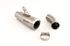 Picture of SINGLE STAINLESS STEEL GP07 LOW MOUNT SLIP ON BMW R nineT 2014-2019