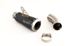 Immagine di TERMINALE GP-07 SINGOLO BASSO ACCIAIO NERO BMW R nineT 2014-2016