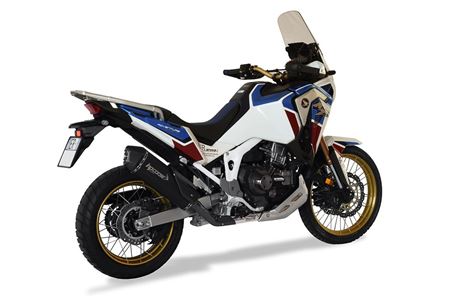 Immagine di SILENZIATORE SPS CARBON BLACK CERAMIC PER HONDA CRF1100L AFRICA TWIN 2020-2024