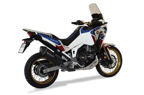 Immagine di SILENZIATORE SPS CARBON BLACK CERAMIC PER HONDA CRF1100L AFRICA TWIN 2020-2024