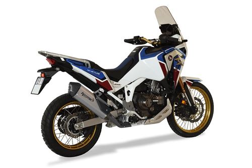 Picture of STAINLESS STEEL SPS CARBON SLIP ON HONDA CRF1100L AFRICA TWIN 2020-2024