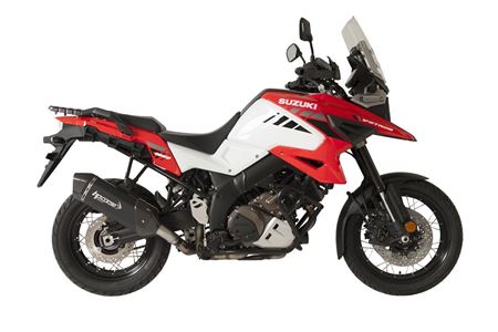 Picture of CERAKOTE GLACIER BLACK SPS CARBON 350 SLIP ON SUZUKI V-STROM 1050 2020-2026