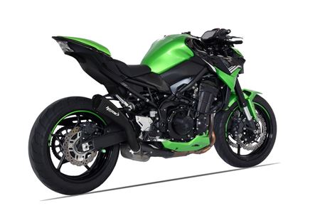Picture of CERAKOTE GLACIER BLACK STEEL HYDROFORM SHORT R SLIP ON KAWASAKI Z 900 2020-2024