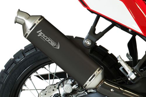 Picture of SP-1 350 BLACK TITANIUM LOW MOUNT SLIP ON FOR YAMAHA TENERE' 700 2019-2024 