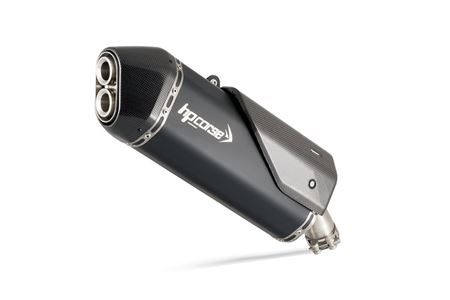 Picture of SPS CARBON 350 CERAKOTE BLACK SLIP-ON APRILIA TUAREG 660 2022-2024