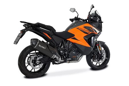 Immagine di TERMINALE SPS CARBON RR IN TITANIO NERO PER KTM 1290 SUPER ADVENTURE S-R 2021-2024