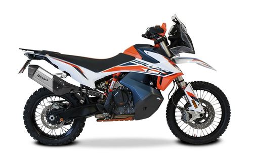 Picture of SPS CARBON SHORT SATIN EXHAUST KTM 890 ADVENTURE R RALLY 2021-2024