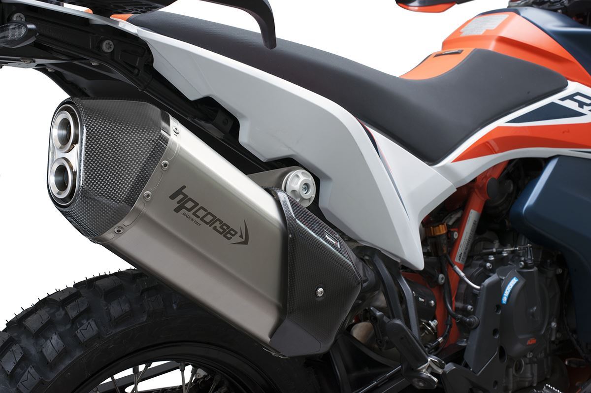 KTM 890 ADV R RALLY 2023 2024 STAINLESS STEEL SPS CARBON SHORT SLIP ON