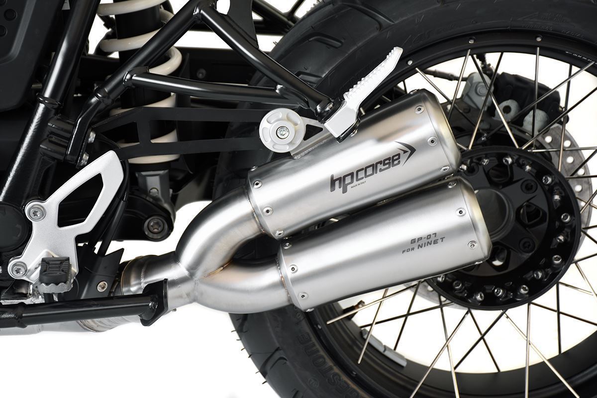 RnineT hp corse スリップオンマフラー 車検対応 BMW R NINE T 2021〜2024 スリップオンマフラー HP