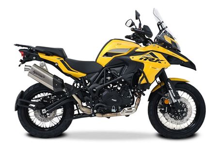Immagine di TERMINALE 4-TRACK S 350 ACCIAIO SATINATO BENELLI TRK 502X 2021-2024