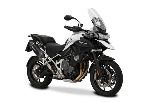 Picture of SPS CARBON 350 BLACK SLIP ON FOR TRIUMPH TIGER 1200 GT RALLY 2022-2024