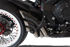 Immagine di TERMINALE HYDROTRE INOX SATINATO CANNE VUOTE COVER CARBONIO MV AGUSTA DRAGSTER 800>2016