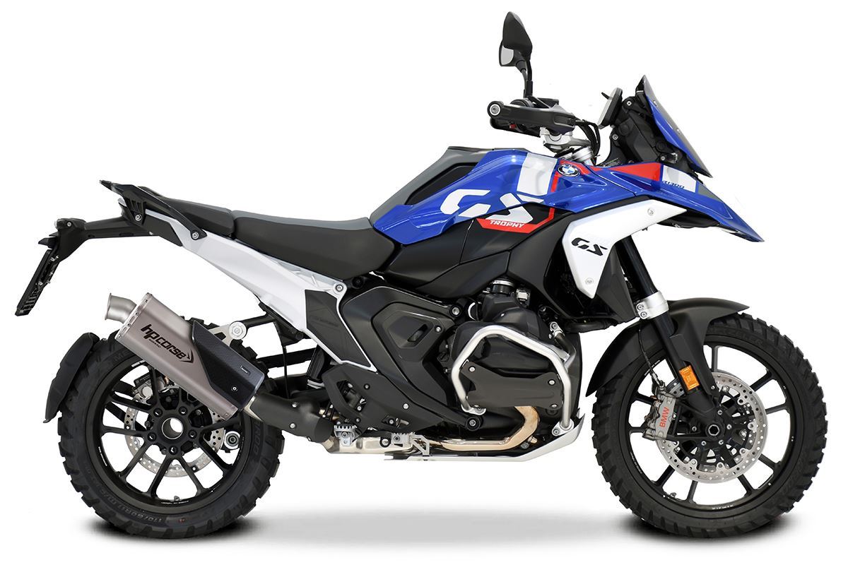 BMW R 1300 GS Adventure 2023 2024 4 TRACK S RALLY STEEL SLIP ON