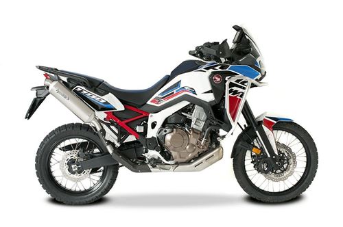 Immagine di SILENZIATORE SP-1 350 IN TITANIO A PASSAGGIO ALTO PER HONDA CRF1100L AFRICA TWIN 2020-2024