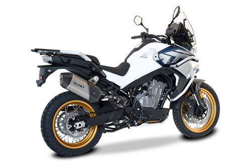 Immagine di TERMINALE SPS CARBON SHORT TITANIUM CFMOTO 800MT 2022-2024